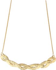 COG Braid Pendant - 14K Gold Plate