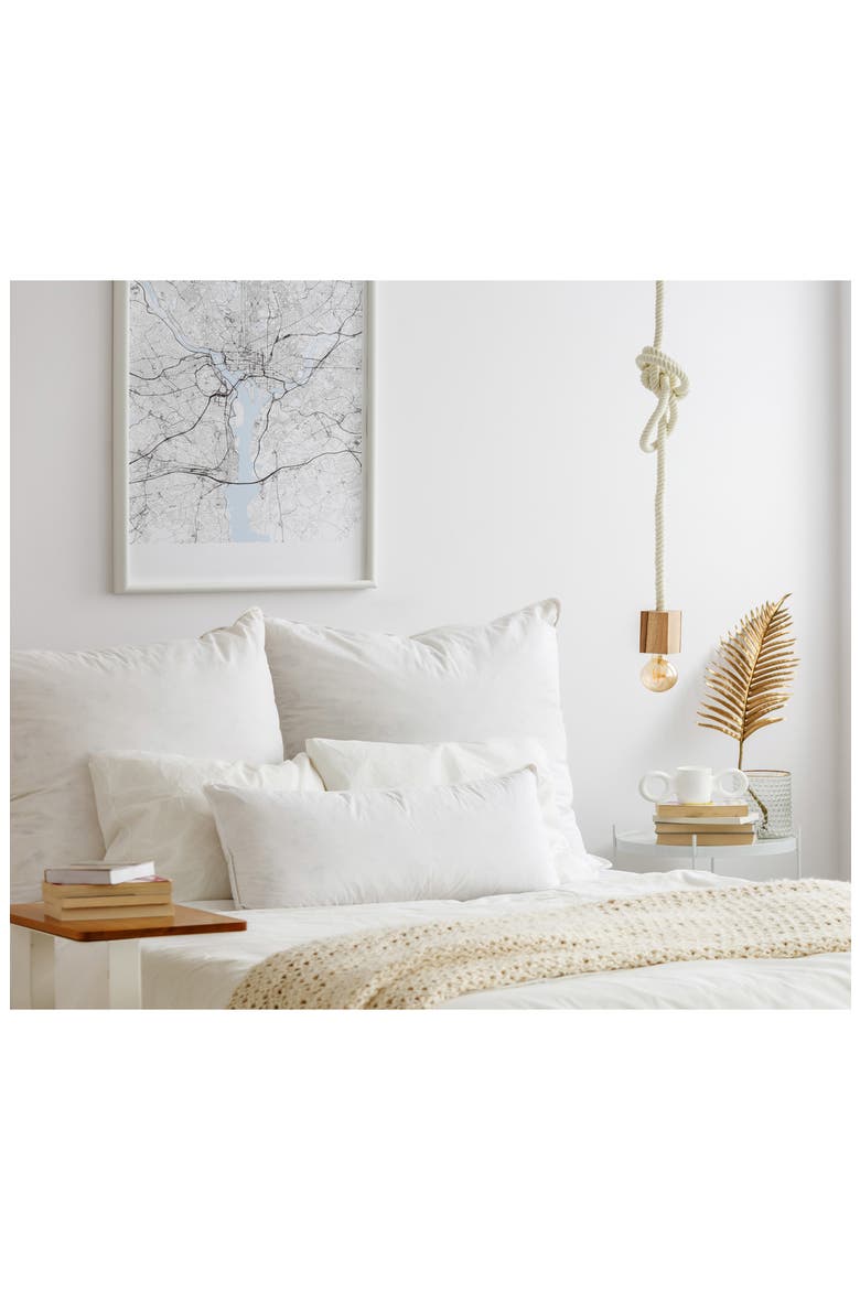 Euro Pillow, Alternate, color, WHITE