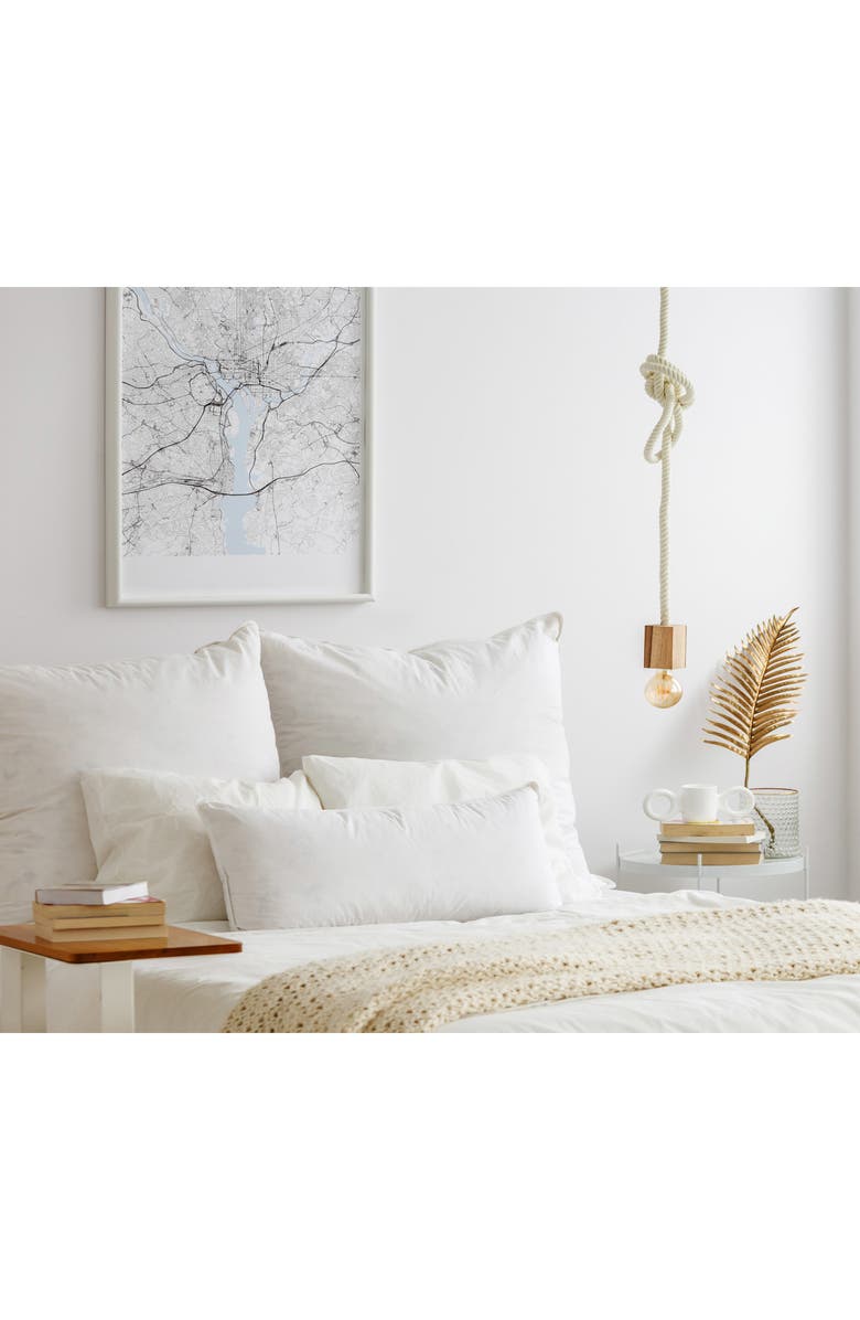 Martex Euro Pillow, Alternate, color, White