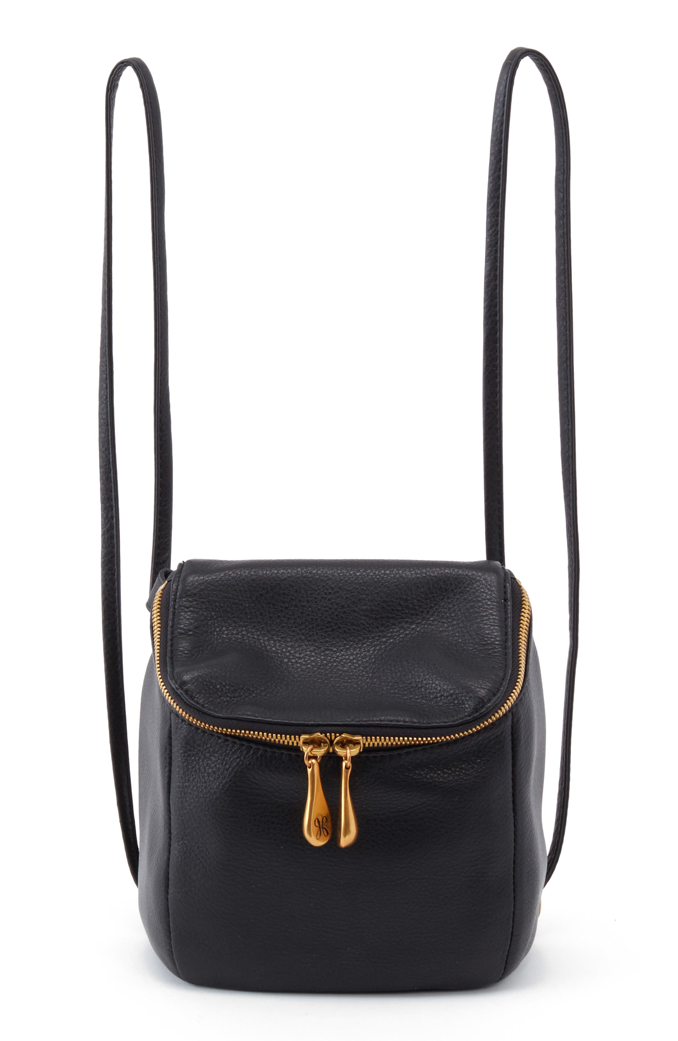 HOBO Stream Convertible Leather Backpack, Main, color, 