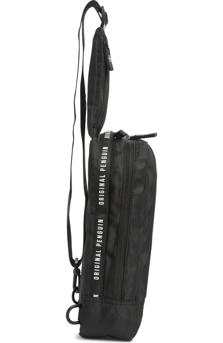 Original Penguin Pete Sling Crossbody Bag, Alternate, color, Black