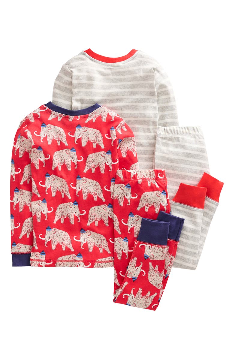 Mini Boden Kids' 2-Pack Fitted Two-Piece Cotton Pajamas, Alternate, color,