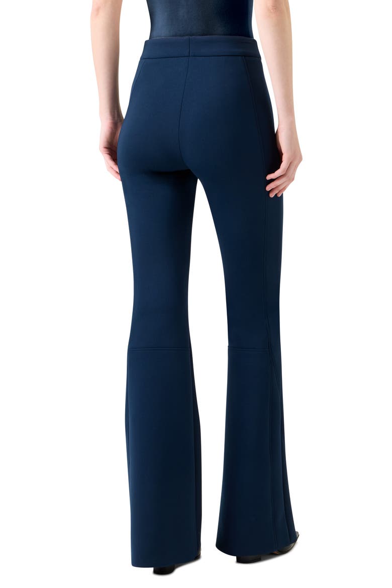 Faris Techno Neoprene Bootcut Pants, Alternate, color, DENIM BLUE
