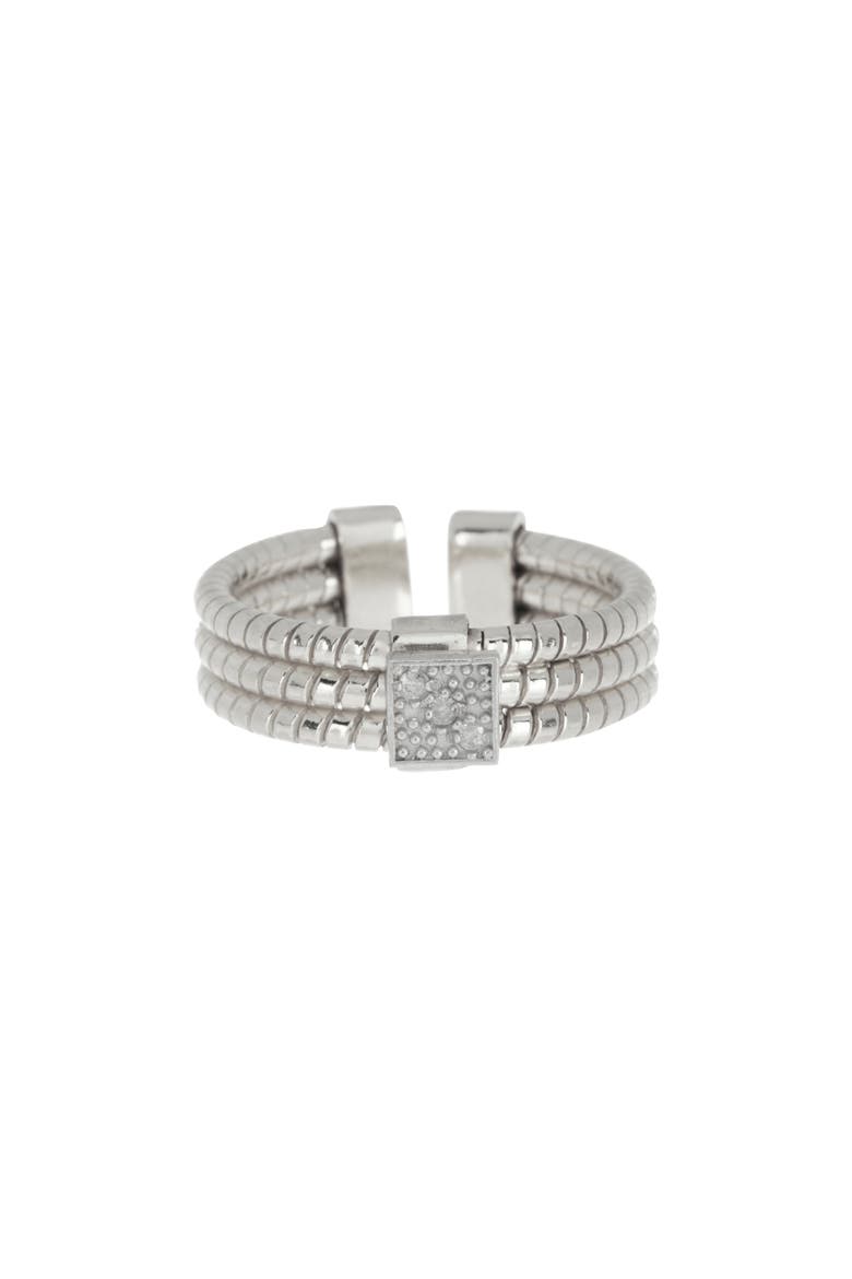 Textured Diamond Ring - 0.04ct., Main, color, WHITE
