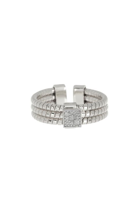 Textured Diamond Ring - 0.04ct.