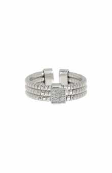 MESHMERISE Textured Diamond Ring - 0.04ct.
