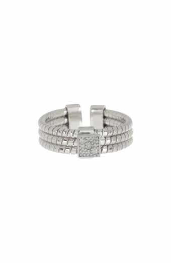 MESHMERISE Textured Diamond Ring - 0.04ct.