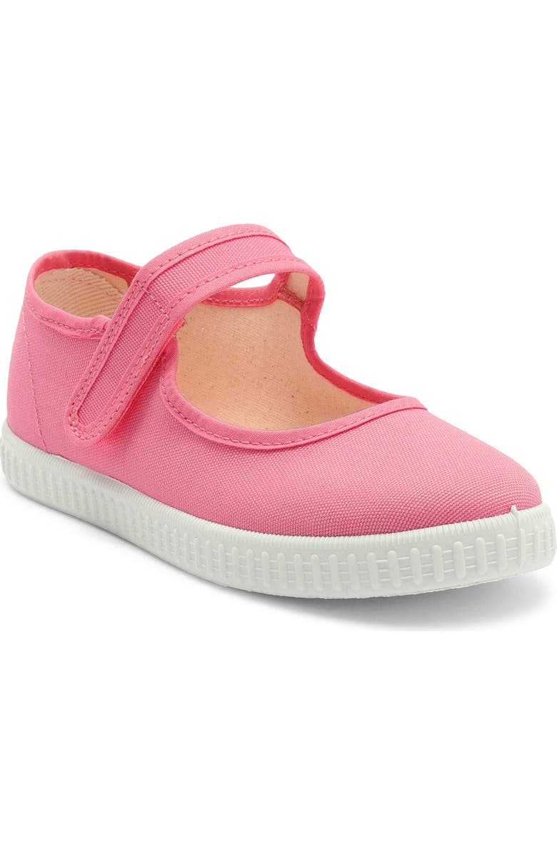 Mini Boden Kids' Canvas Mary Jane Flat, Main, color, Plain