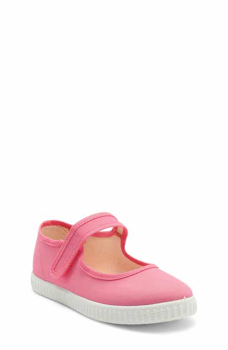 Kids' Canvas Mary Jane Flat