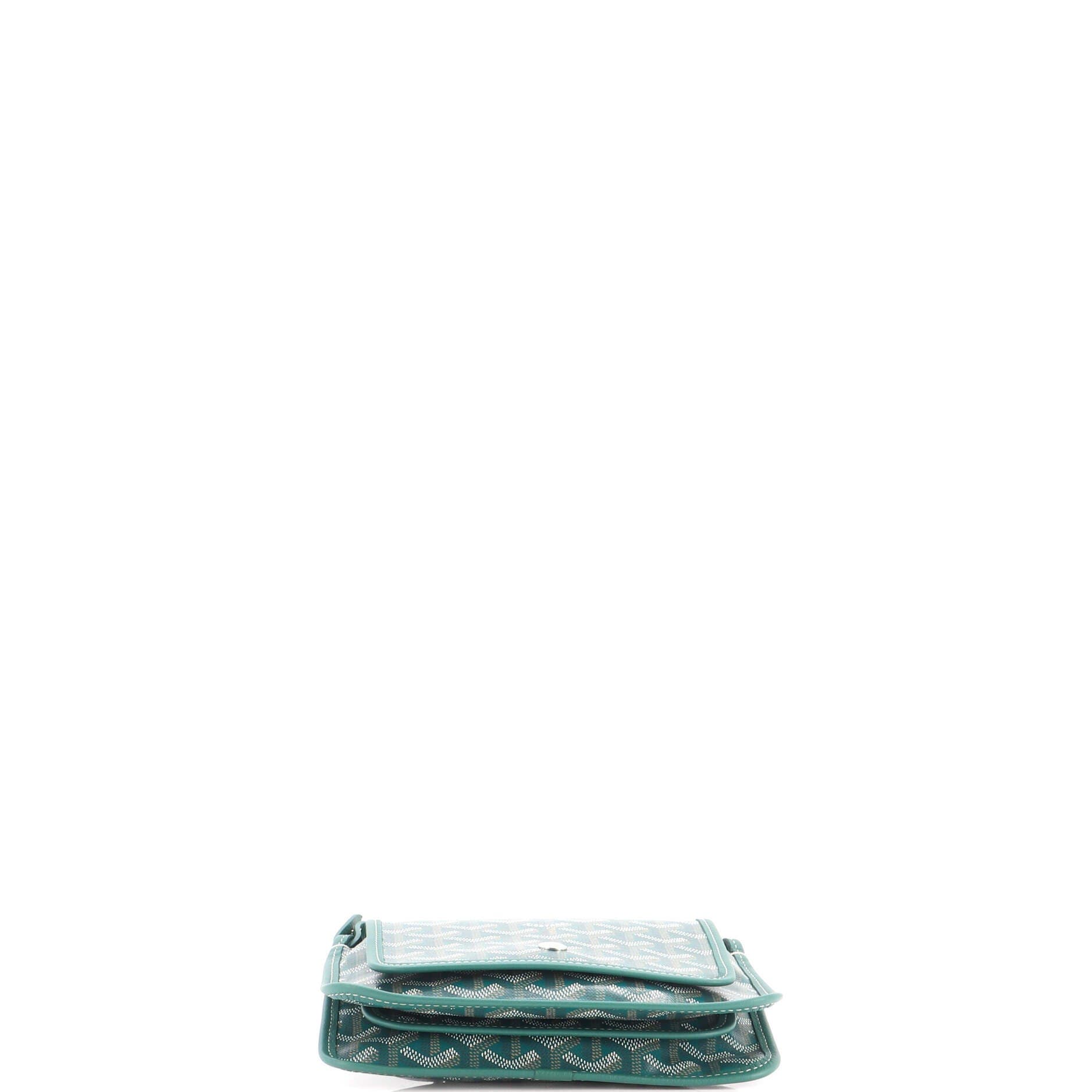 Plumet Clutch Wallet Coated Canvas, Alternate, color, Green