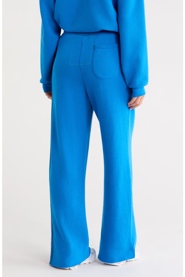 5-Stripe Wide Leg Sweatpants, Alternate, color, OCEAN