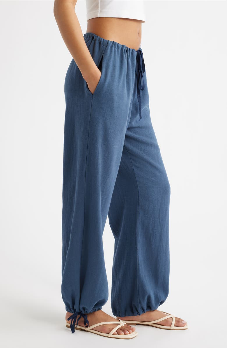 Bella Venice Bridget Woven Balloon Pants, Alternate, color, Inidgo