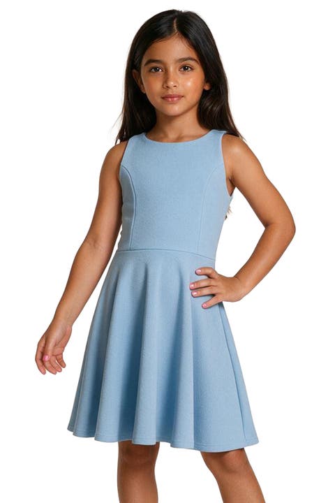 Textured Stretch Racerback Dress