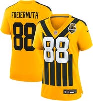 Nike Women's Nike Pat Freiermuth Gold Pittsburgh Steelers Alternate 1933 Throwback Game Jersey