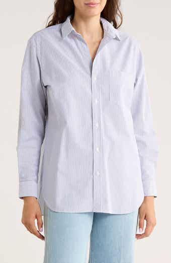 Frank & Eileen Joedy Boyfriend Cotton Button-Up Shirt