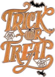 Hallmark Halloween Trick or Treat Enamel Pin