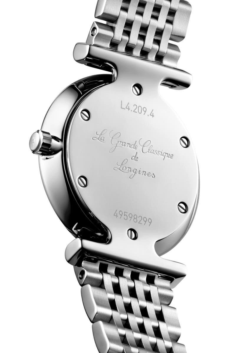Longines La Grande Classique Bracelet Watch, 24mm, Alternate, color, White