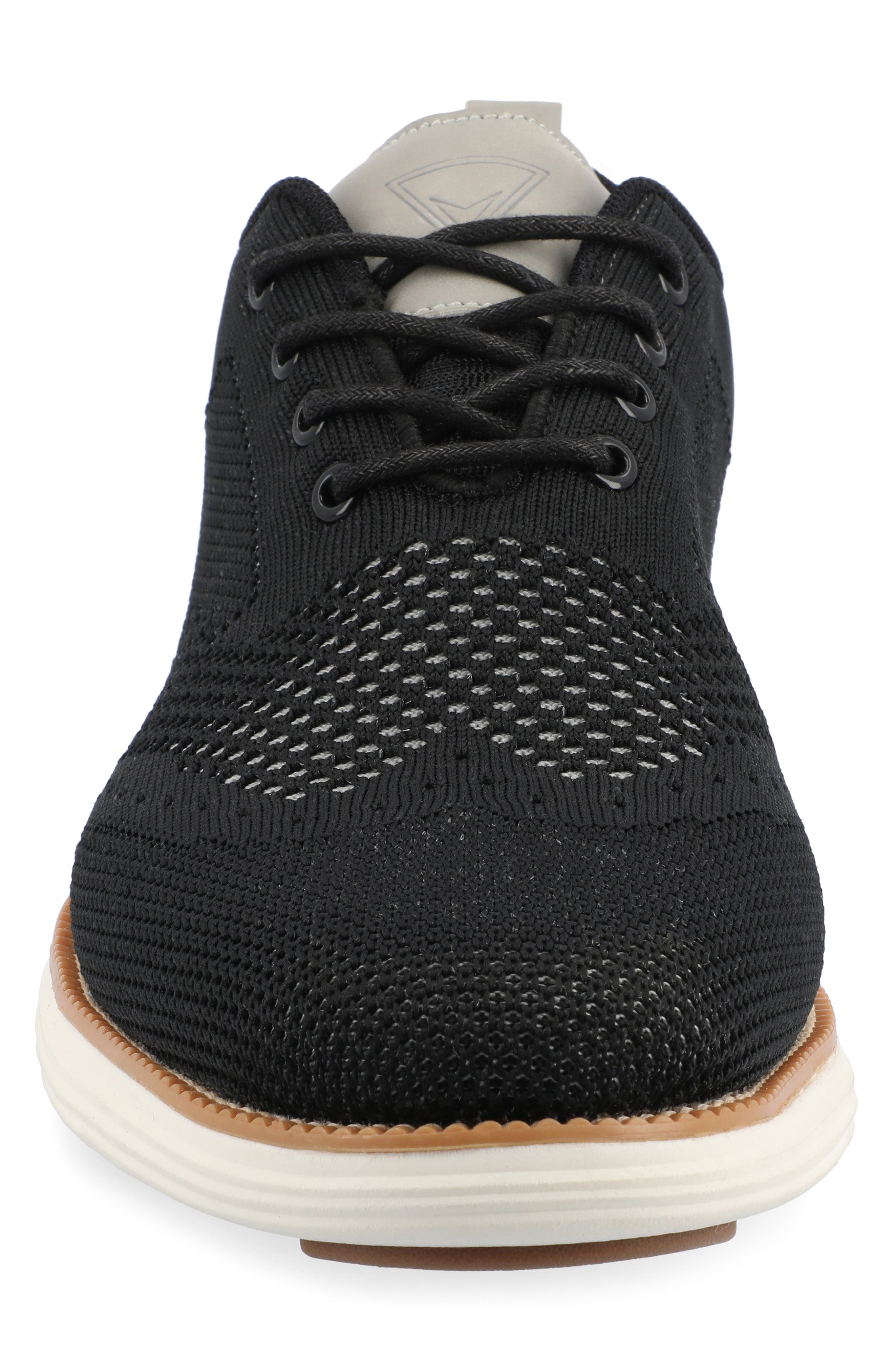 VANCE CO Ezra Knit Oxford Sneaker - Wide Width, Alternate, color, Black