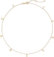 Tory Burch Forget Me Not Charm Station Necklace