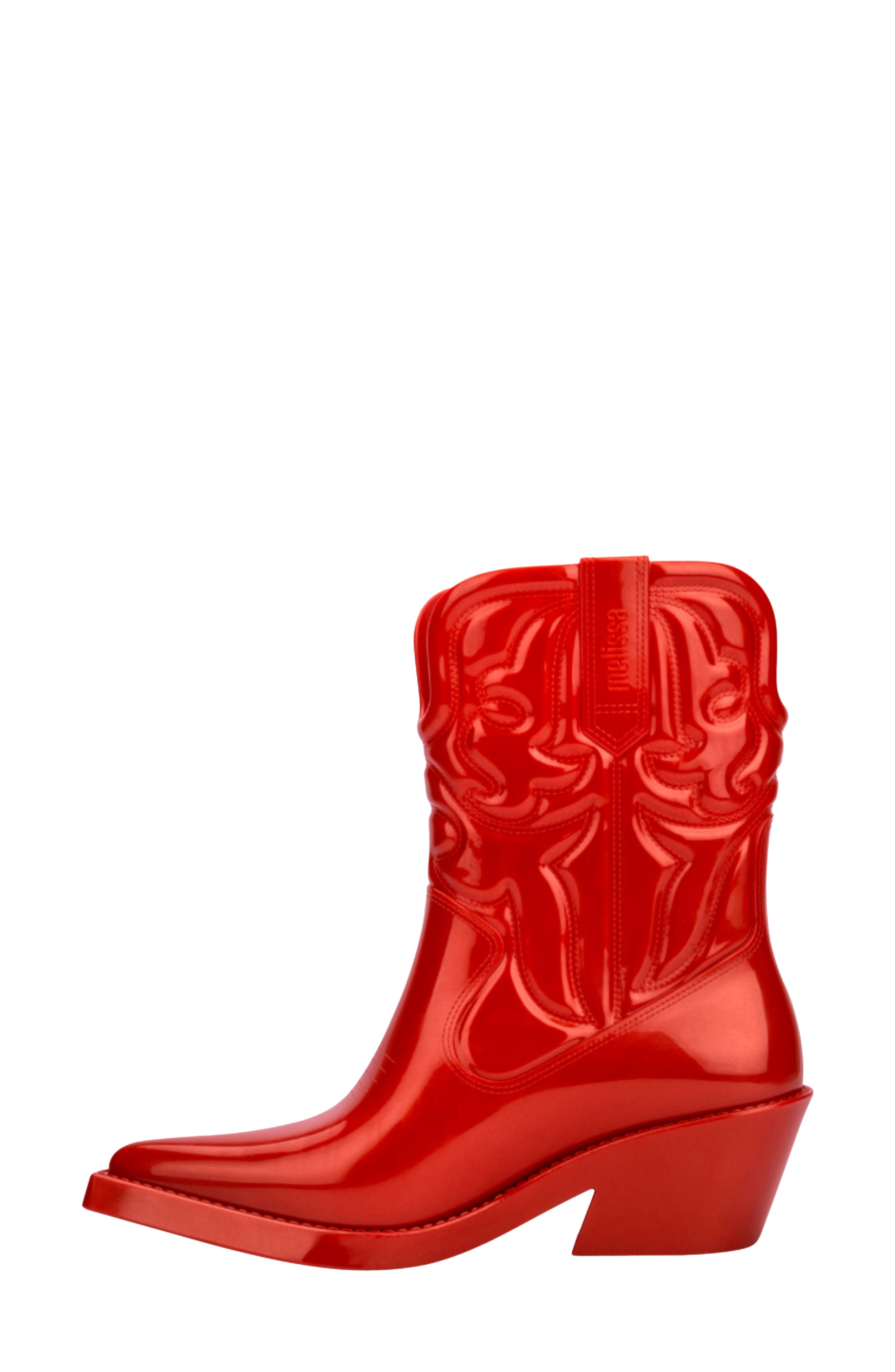 Texas Cowboy Boot, Alternate, color, METAL RED