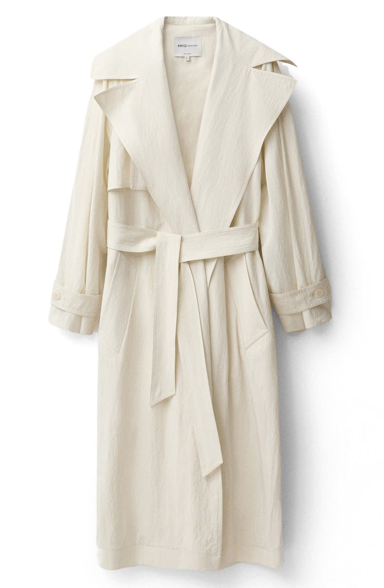 MANGO Oversize Trench Coat, Alternate, color, 
