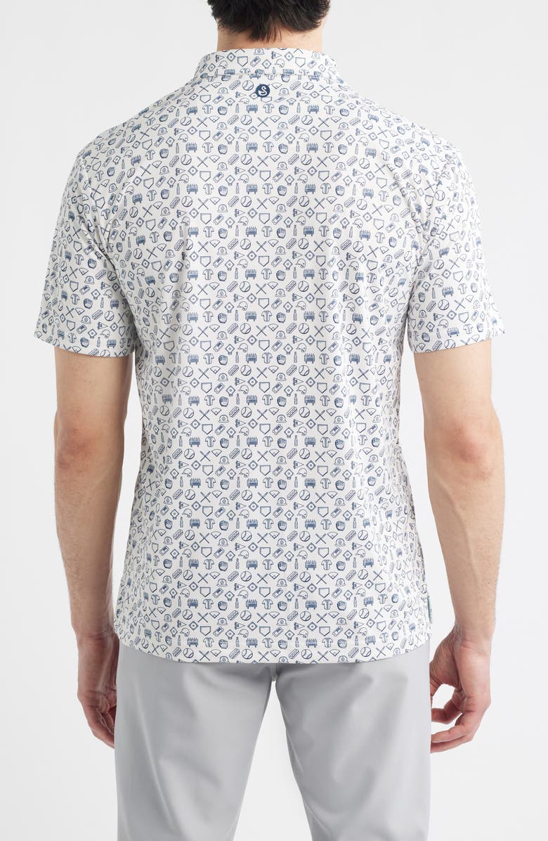 Swannies Maverick Performance Golf Polo, Alternate, color, Vintage White