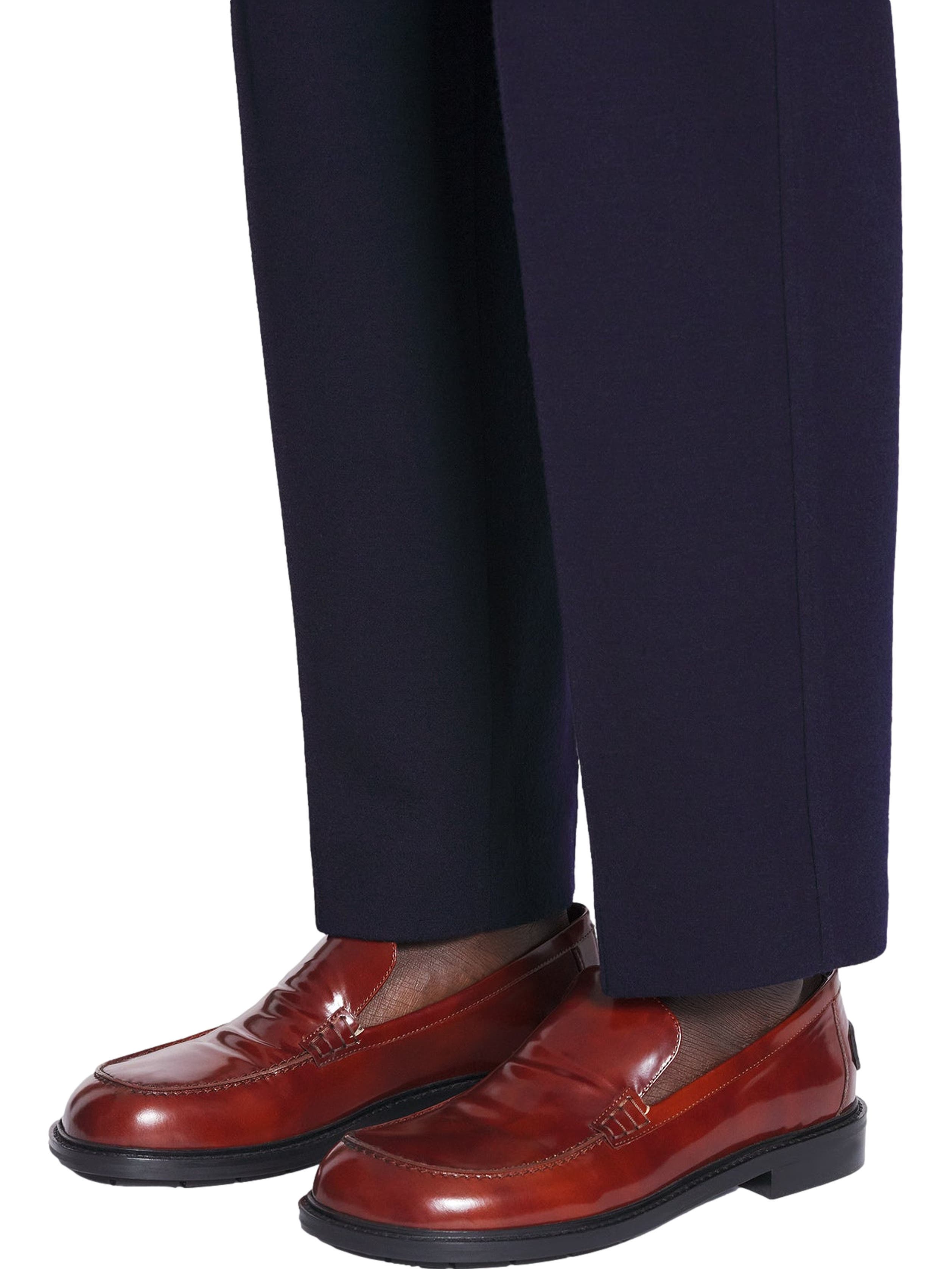 Lanvin Spinto Loafers In Smooth Leather For Men, Alternate, color, 