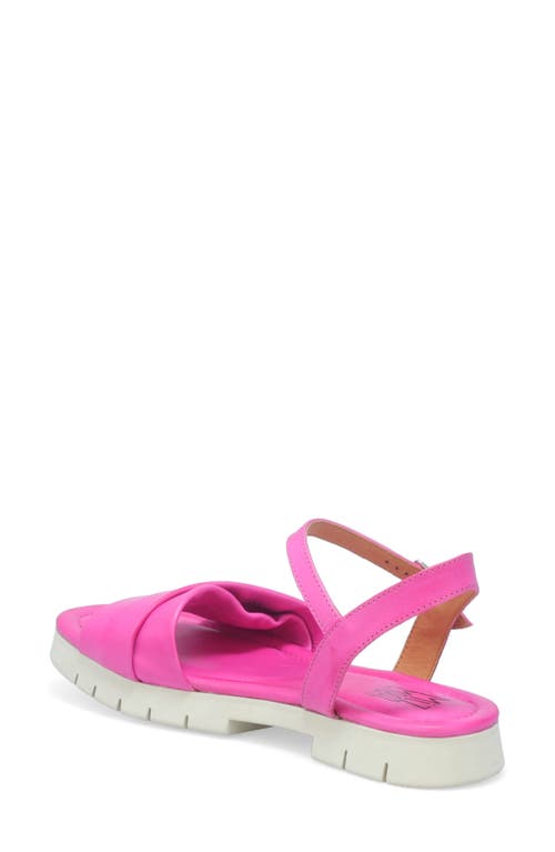 Miz Mooz Caylee Lug Sole Sandal In Fuchsia