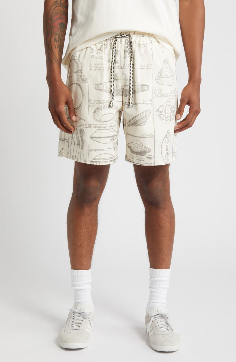 Billionaire Boys Club Earthling Drawstring Shorts, Main, color,