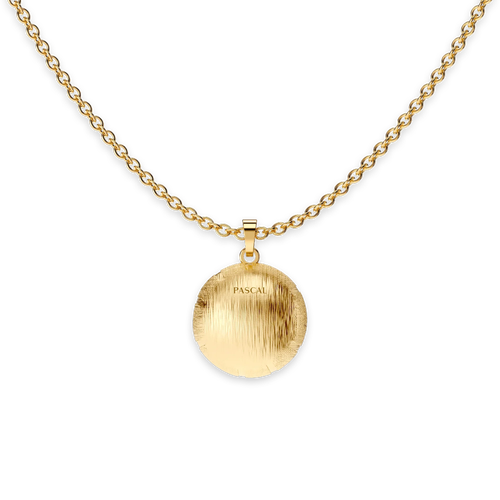 Pascal The Basketball Crooked Ball Diamond Necklace