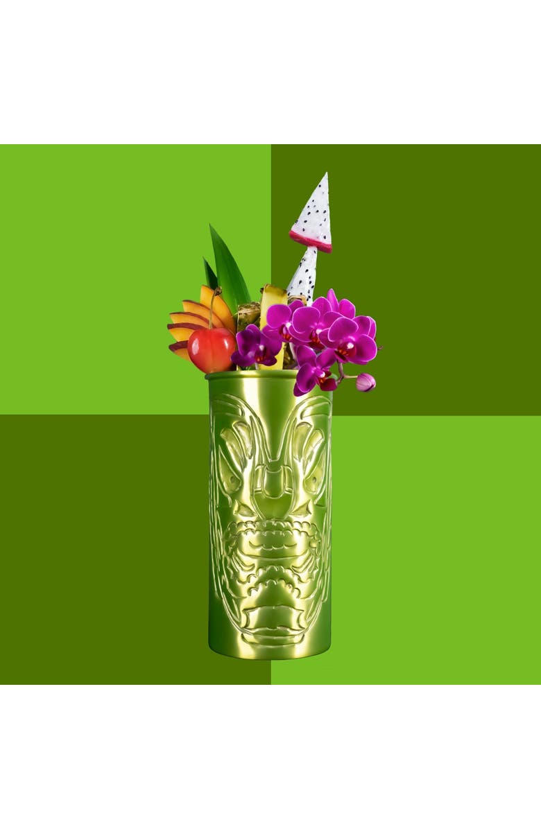 Prince of Scots Mid-Century Legends of Hawaii Tiki Mug, Alternate, color, Green