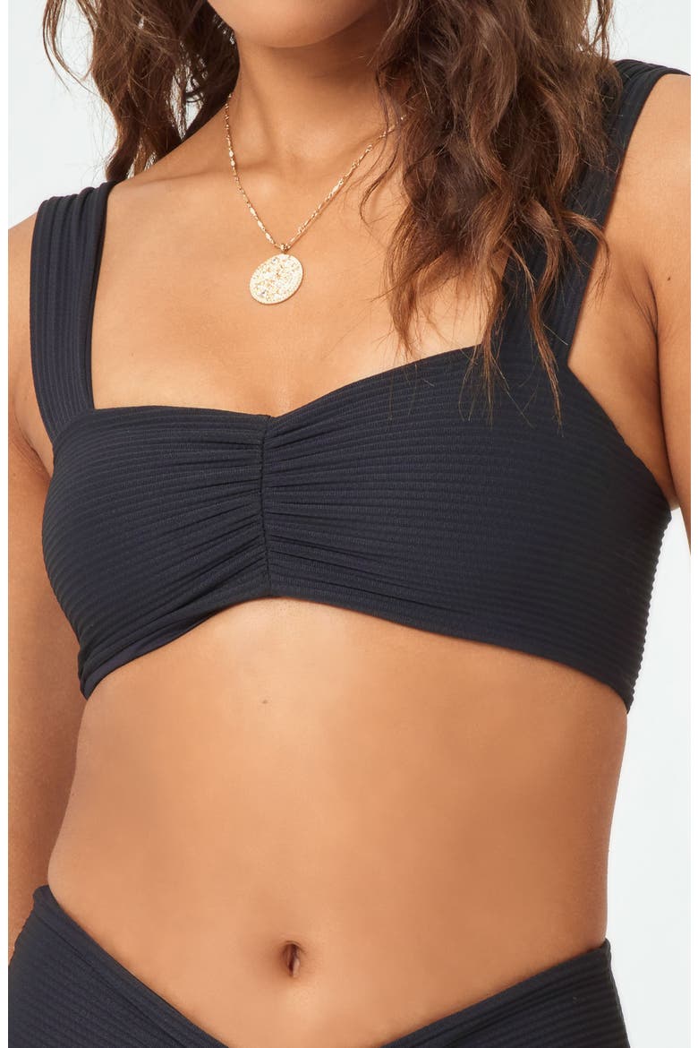 Marlee Bikini Top, Alternate, color, BLACK