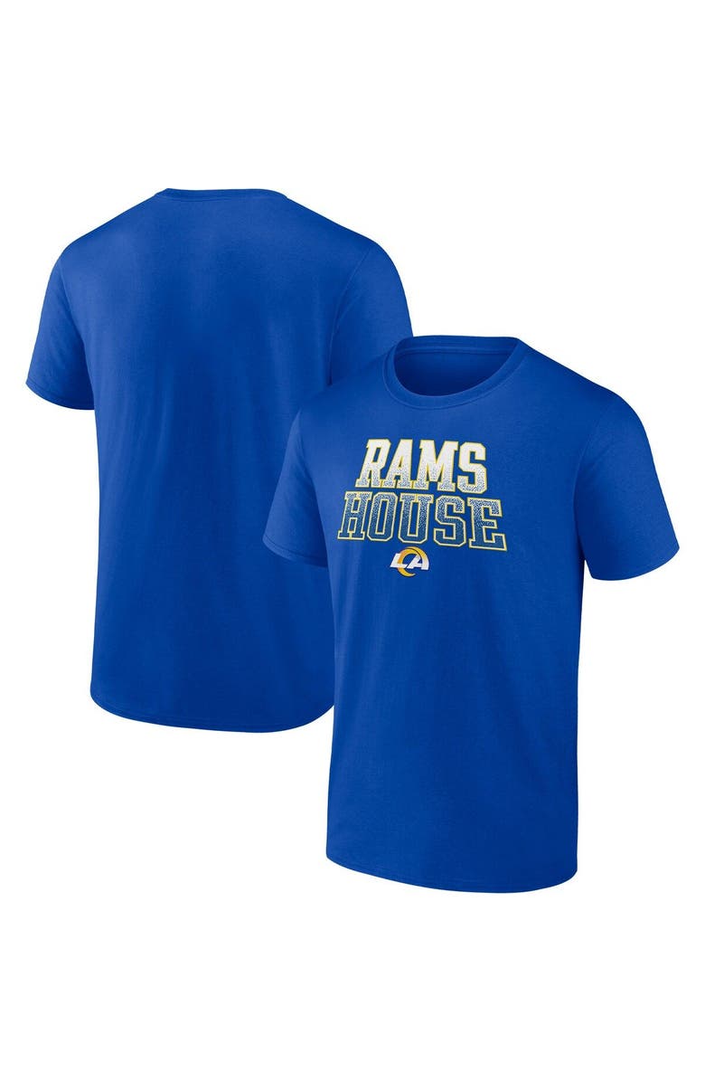 FANATICS Men's Fanatics Branded Royal Los Angeles Rams Heavy Hitter T-Shirt, Main, color, Royal