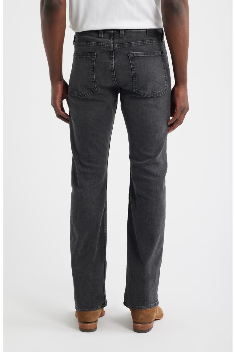 Slim Straight Leg Jeans, Alternate, color, WASHED BLACK