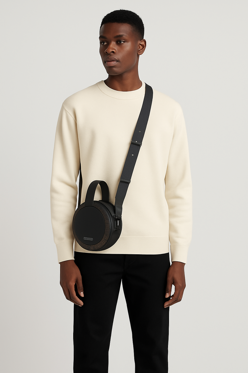 DOIZPE Libertad Cactus and Snake Crossbody Bag, Alternate, color, Black