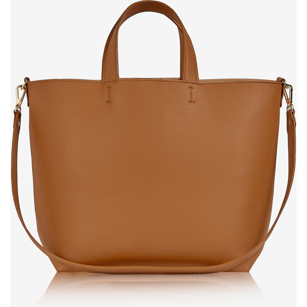 Gigi New York Austin Leather Tote Bag In British Tan