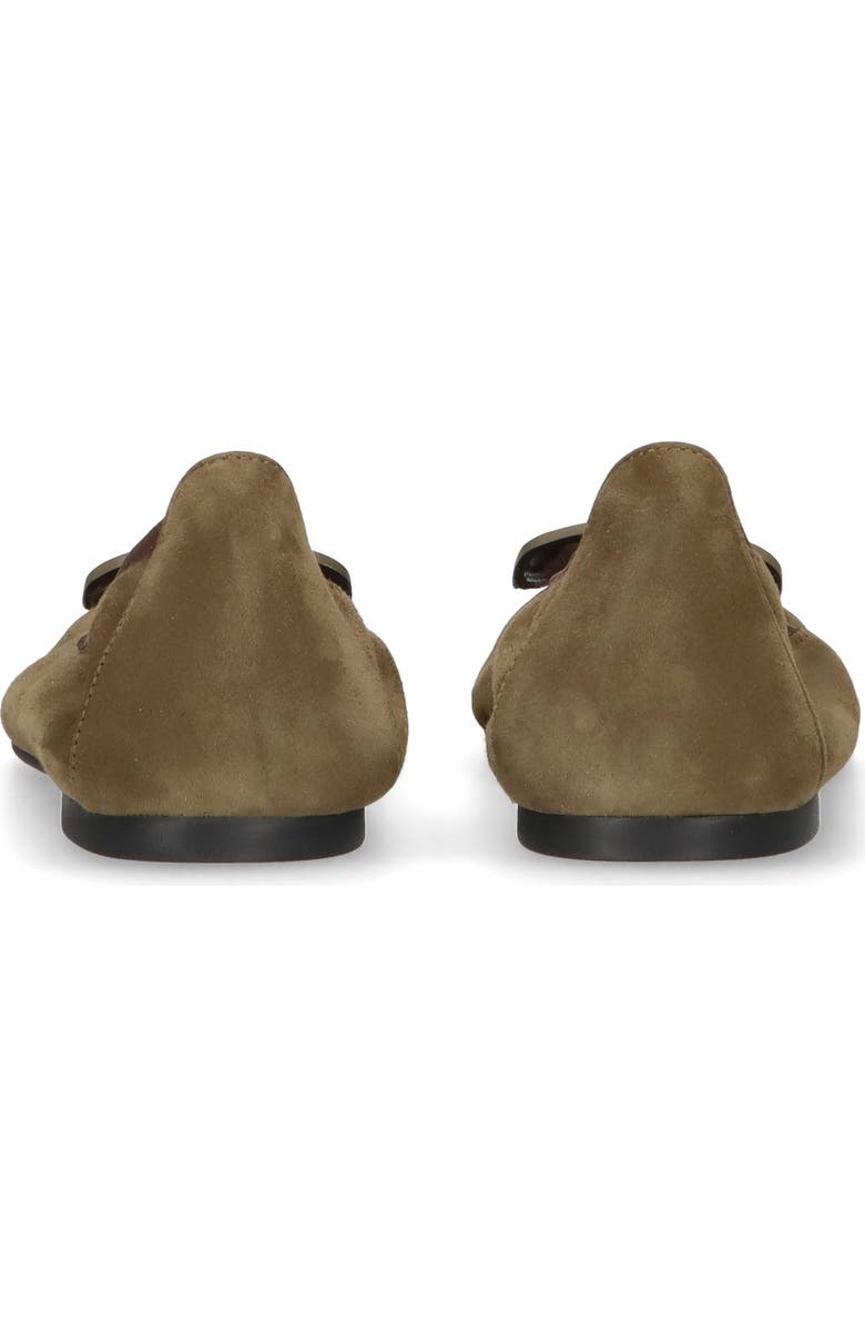 Pretty Ballerinas Pointed toe elasticated ballet flat, Alternate, color, Khaki