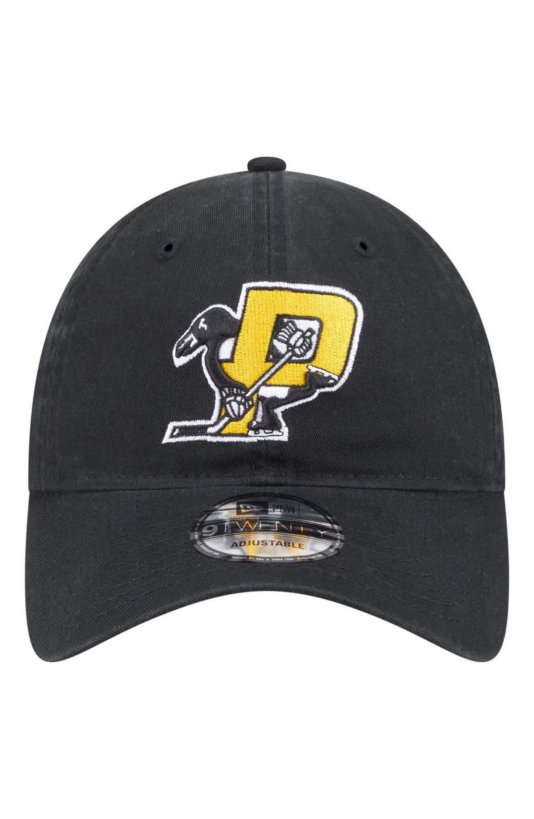 New Era Men's New Era Black Pittsburgh Penguins Deceptor 9TWENTY Adjustable Hat, Alternate, color, Black