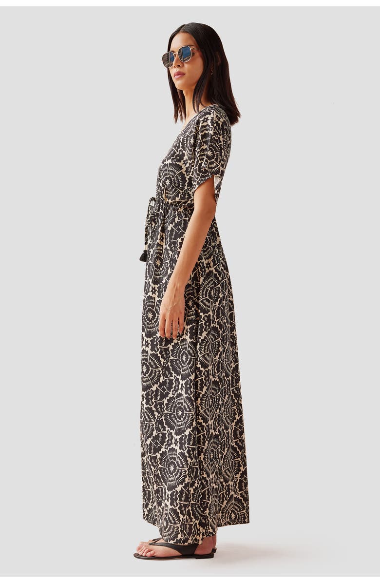 Omika Pia Caftan, Alternate, color, Carmen Graphite
