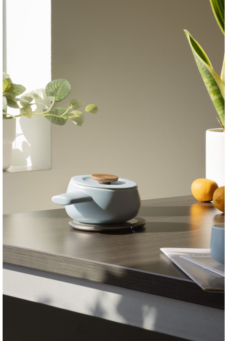 Fondi Self-Heating Fondue Set, Alternate, color, MOONMIST BLUE