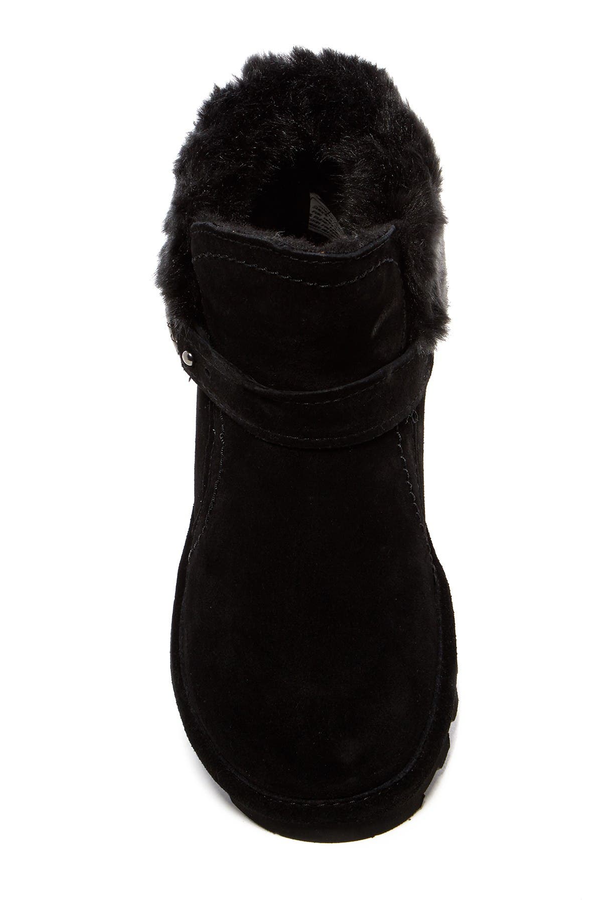 BEARPAW Koko Genuine Shearling Waterproof Boot, Alternate, color, Black Ii