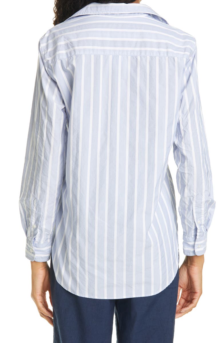 Frank & Eileen Frank Plaid Crepe Button-Up Shirt, Alternate, color, 