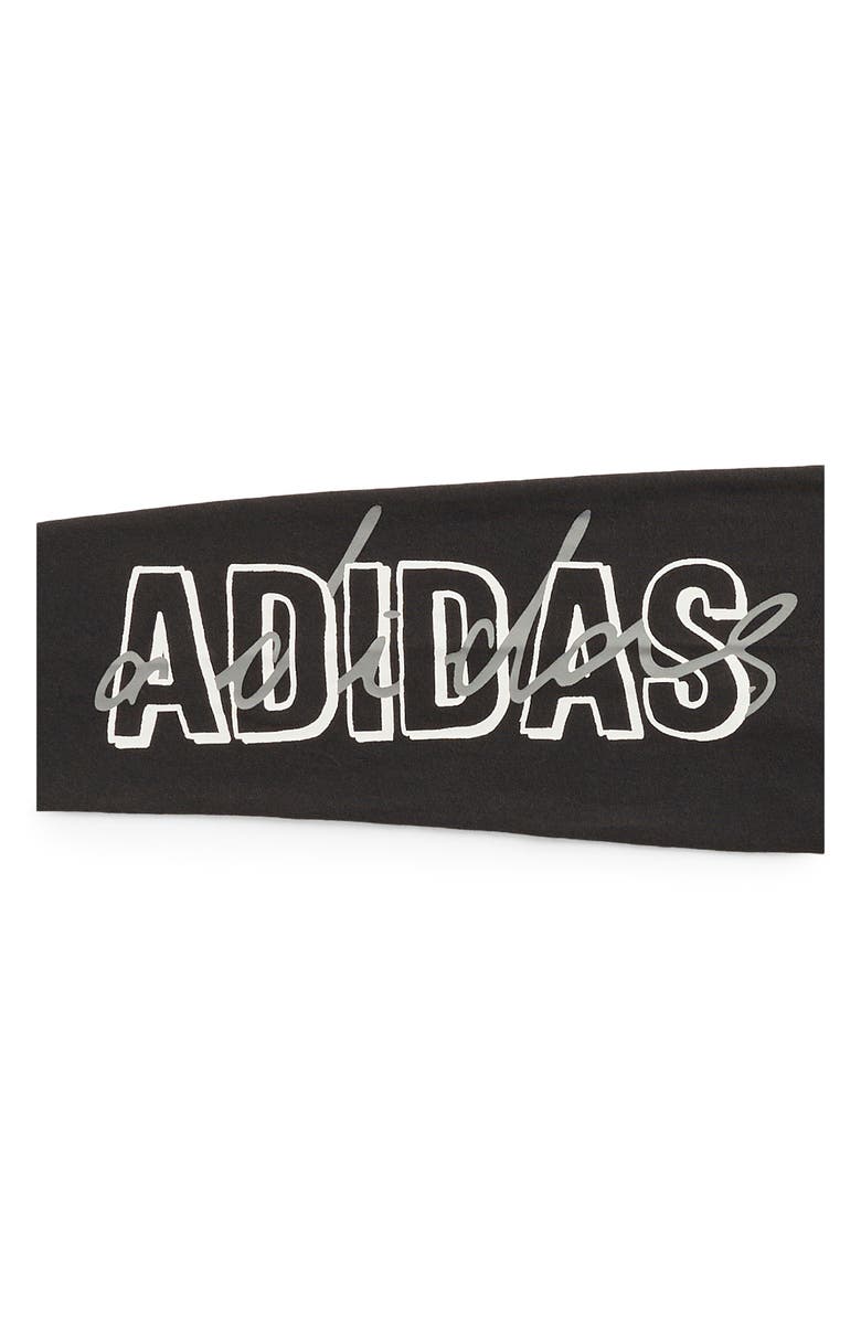 adidas Kids' Long Sleeve Cotton Hoodie, Alternate, color, Black