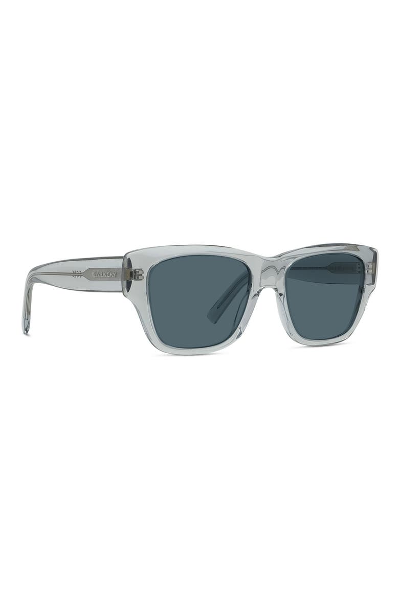 City 53mm Geometric Sunglasses, Alternate, color, GREY/ OTHER / BLUE