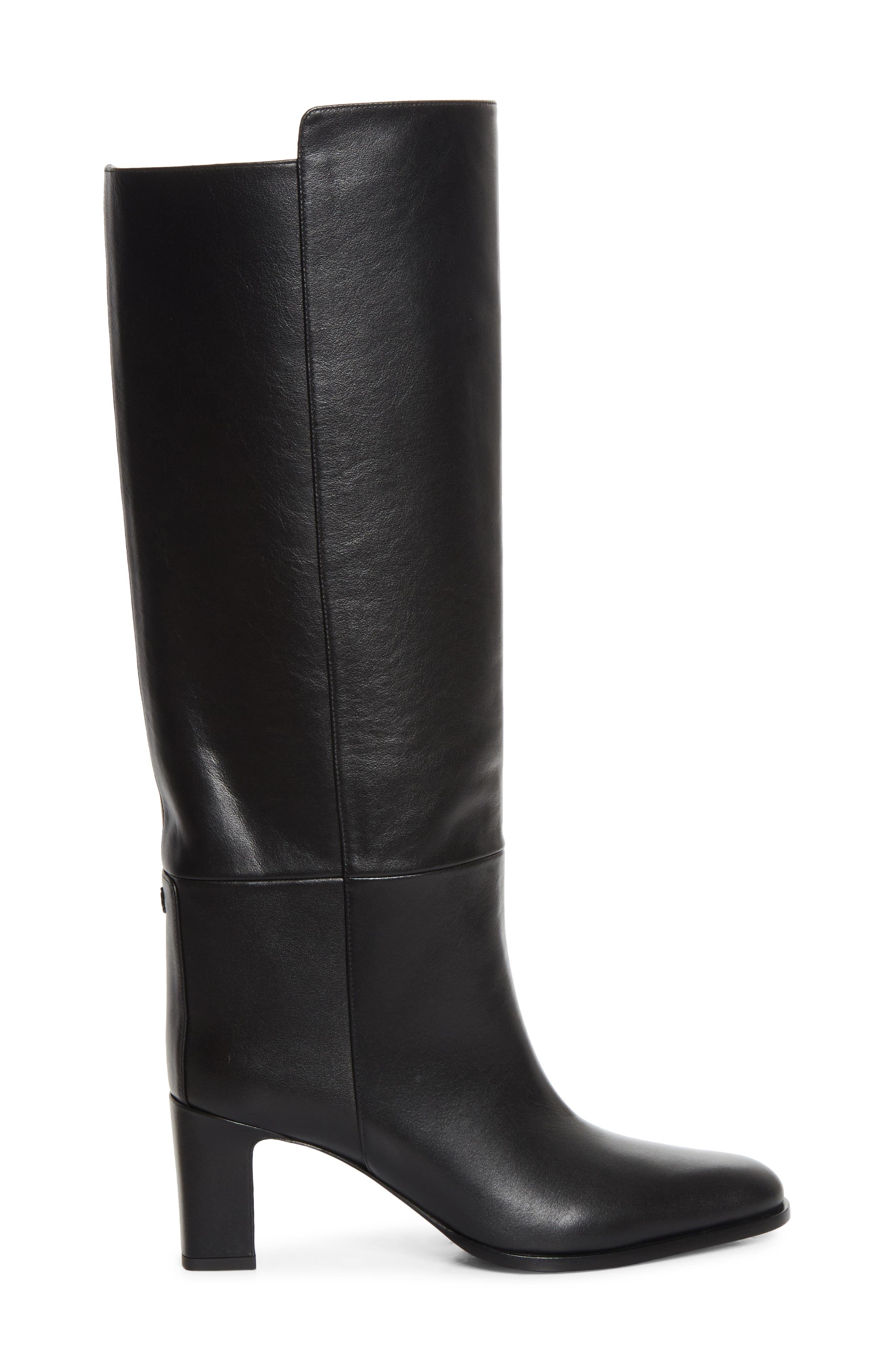 Caly Knee High Boot, Alternate, color, BLACK