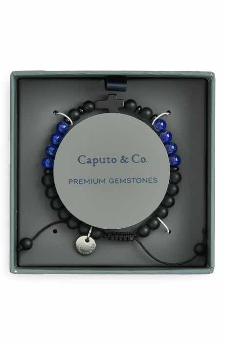 Caputo & Co. Cross Beaded Bracelet