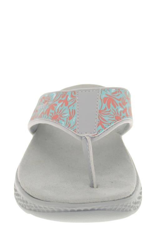 Propét Travelactive Sandal In Coral Summer