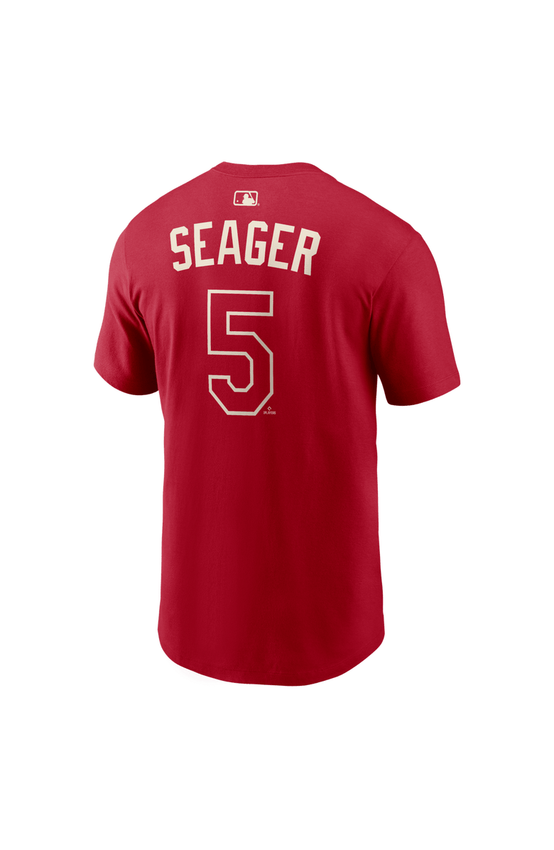 Nike Men's Nike Corey Seager Red Texas Rangers 2026 City Connect Name & Number T-Shirt, Alternate, color, Red