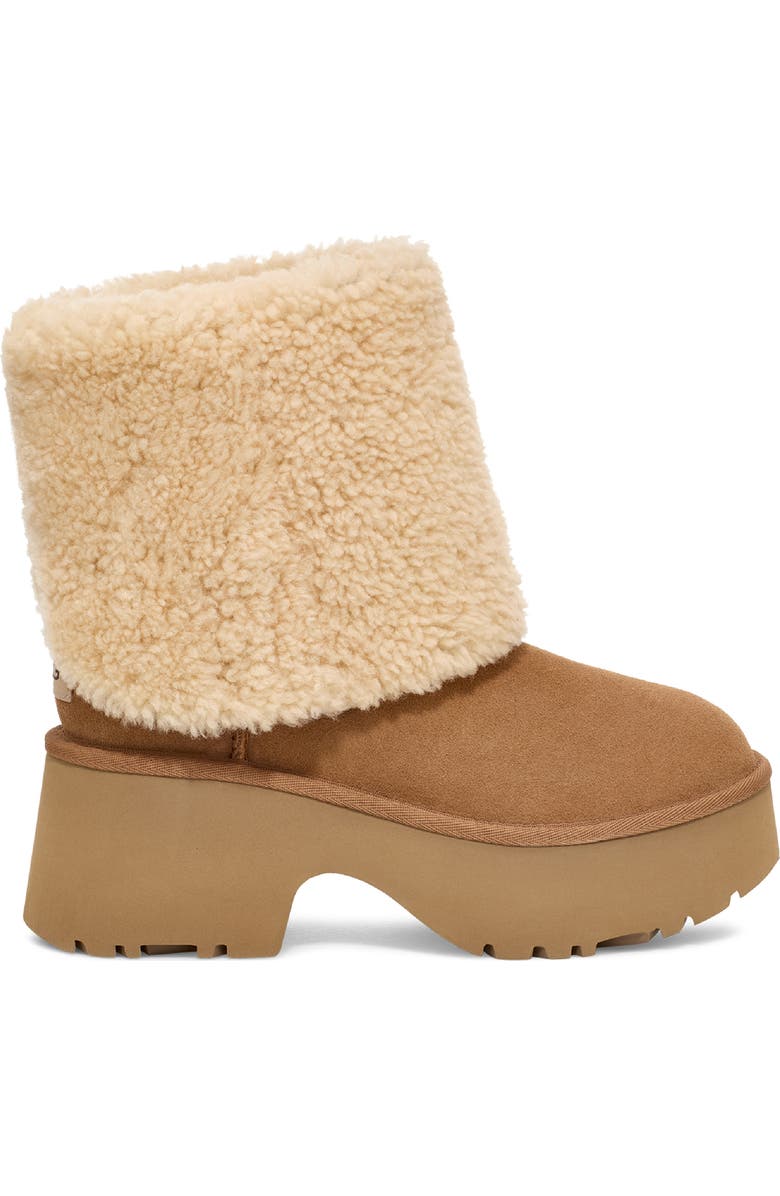 UGG<sup>®</sup> Classic New Heights Genuine Shearling Cuffable Boot, Main, color, Che