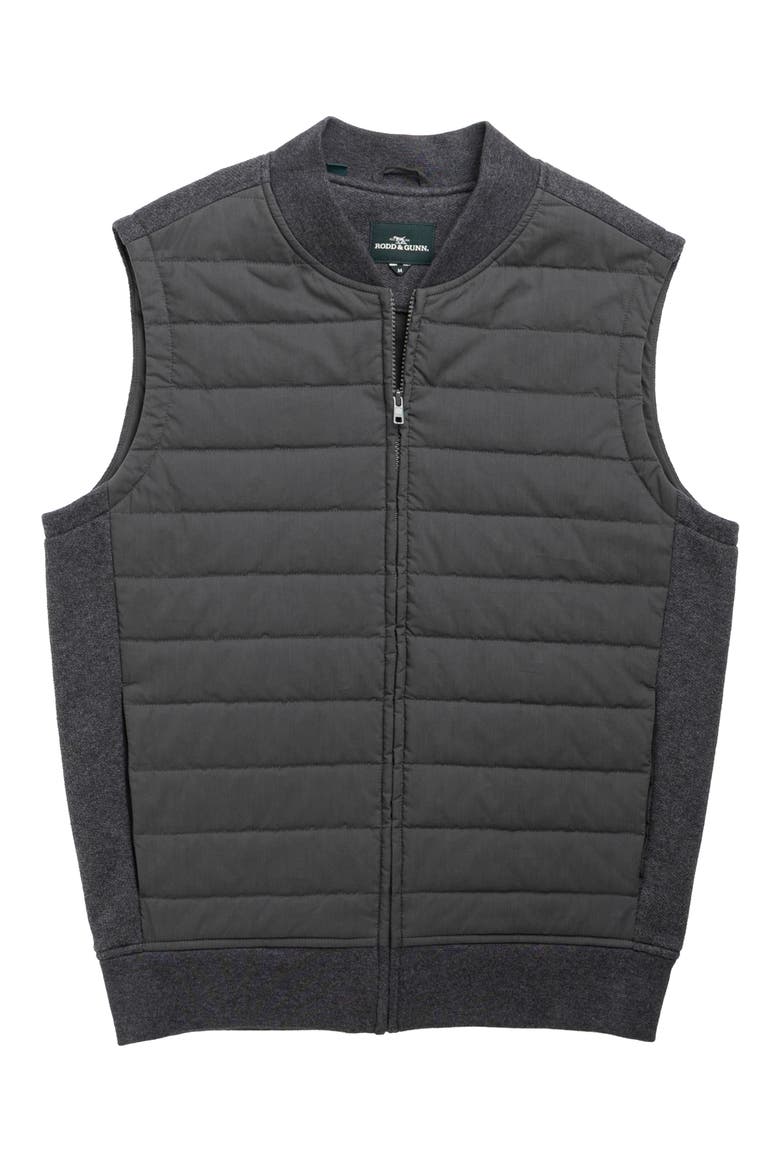Woodside Quilted Vest, Alternate, color, PEWTER
